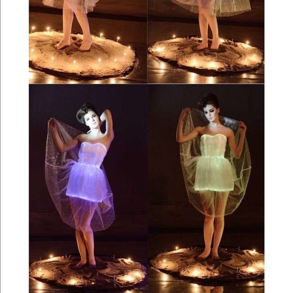 Flow in the dark dress